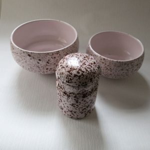Keraamisia astioita 3 kpl